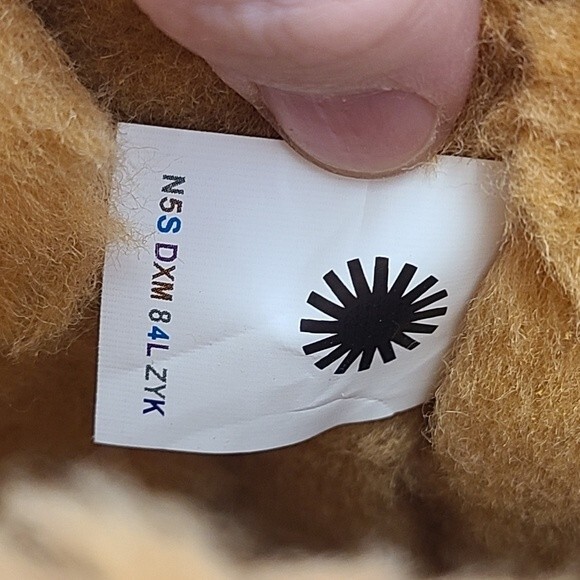 NIB UGG Bailey Bow Retro Spots Boots Sweet Potato Womens 7 - Picture 14 of 15